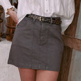 Falda Mini Lucine Gris