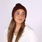 Dark Red Winter Hat