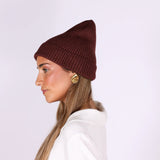 Dark Red Winter Hat