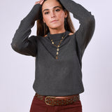 Dark Grey Wool Sweater