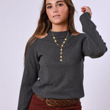 Dark Grey Wool Sweater