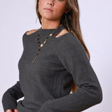 Dark Grey Wool Sweater