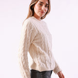 Jersey Nera Blanco Floral