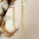 Long Dotted Earring