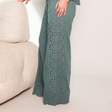 Pantalón Greta Verde Azulado