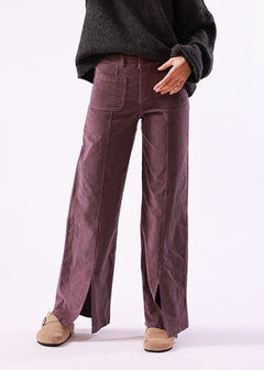 Pantalón Pana Briar Púrpura