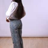 Straight Print Pants