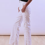 Pantalón Tachuelas Alive Blanco