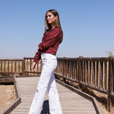 Pantalón Tachuelas Alive Blanco