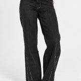 Pantalón Tachuelas Bruna Negro