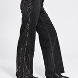 Pantalón Tachuelas Bruna Negro