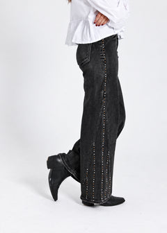 Pantalón Tachuelas Bruna Negro