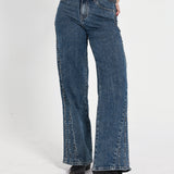 Pantalón Tachuelas Bruna Azul