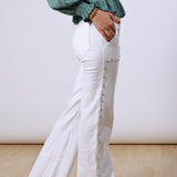 Cairo White Studded Trousers