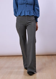 Cairo Grey Studded Trousers