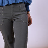 Cairo Grey Studded Trousers