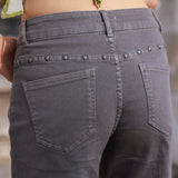 Vesper Grey Studded Pants