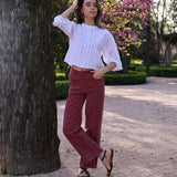 Vesper Purple Pink Studded Pants