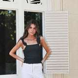 Top Aria Gris Oscuro