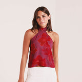 Top Capri Rosado Oscuro