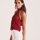 Top Capri Rosado Oscuro