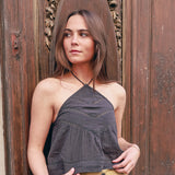 Top Catalina Gris
