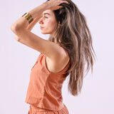 Top Gantes Naranja