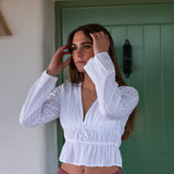 White Kenna Top