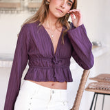 Purple Kenna Top