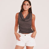 Top Perla Gris