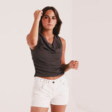 Top Perla Gris