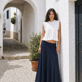 Top Ruffle Blanco