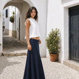 Top Ruffle Blanco
