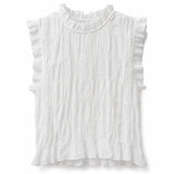 Top Ruffle Blanco