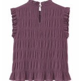 Top Ruffle Morado