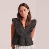 Top Sirena Gris