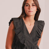 Top Sirena Gris