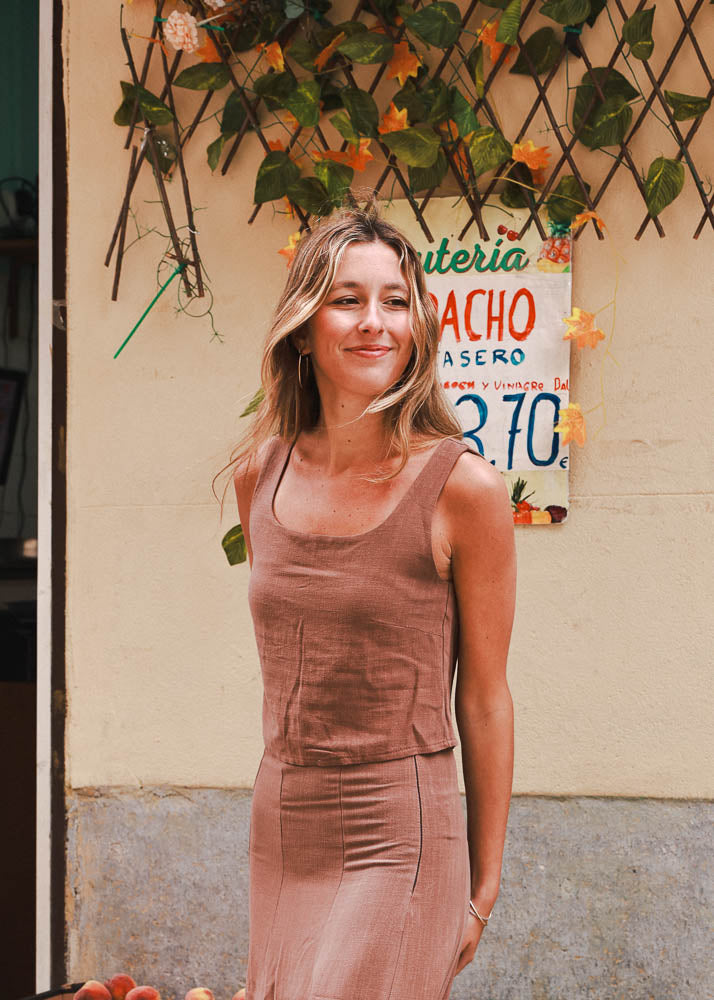 Top Sofía Marrón