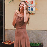 Top Sofía Marrón