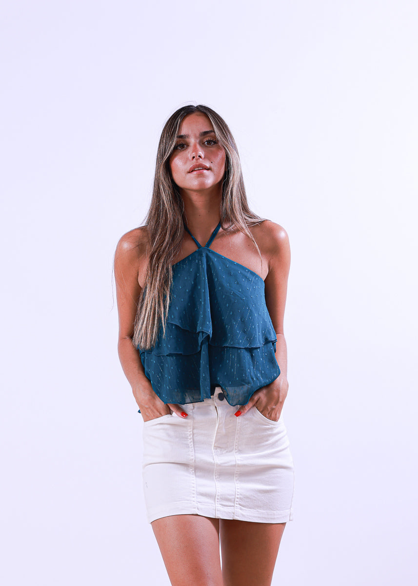 Top Valentina Azul