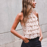 Top Vega Blanco Floral