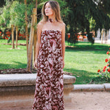 Vestido Alena Rojo Oscuro