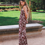 Vestido Alena Rojo Oscuro