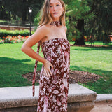 Vestido Alena Rojo Oscuro