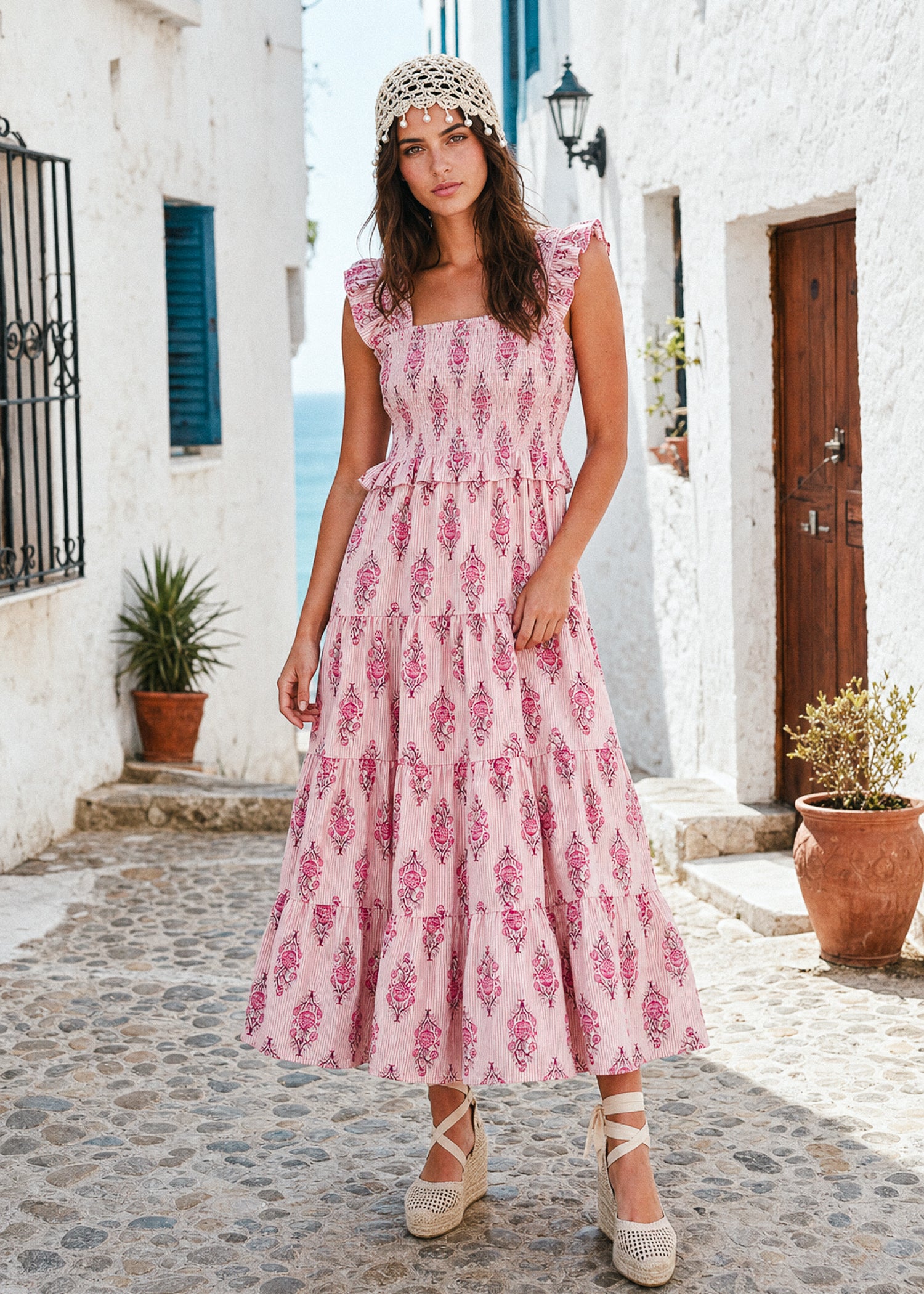 Vestido Amalfi Rosa