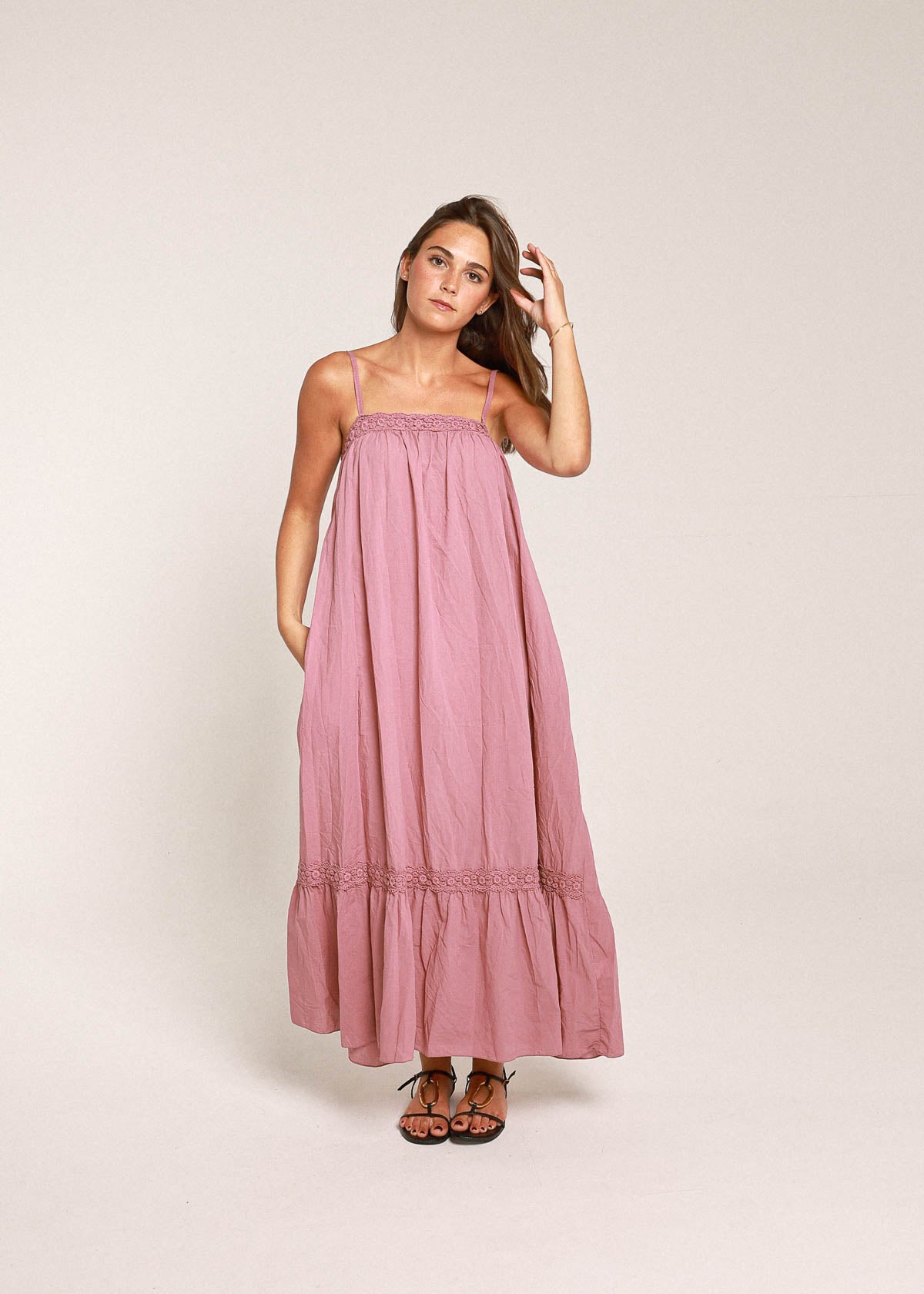 Vestido Arena Rosa
