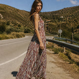 Vestido Aura Marrón