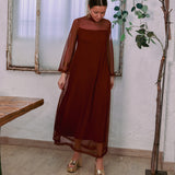 Dark Red Lula Dress