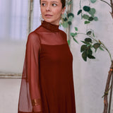 Dark Red Lula Dress