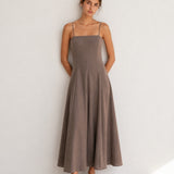 Vestido Nina Marrón